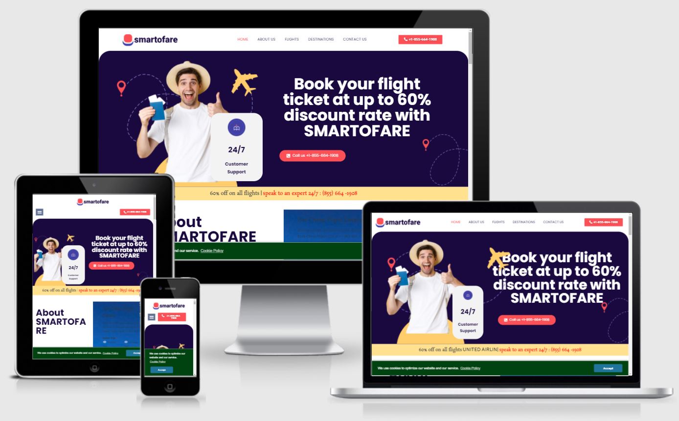Smartofare Website - ORANKS INFOTECH website designing company Delhi